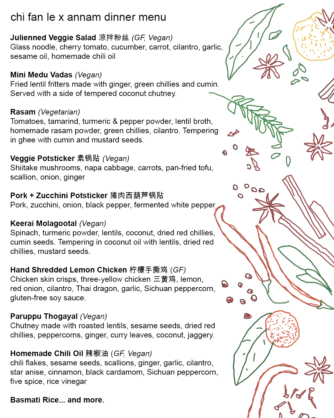 Annam Dinner Series