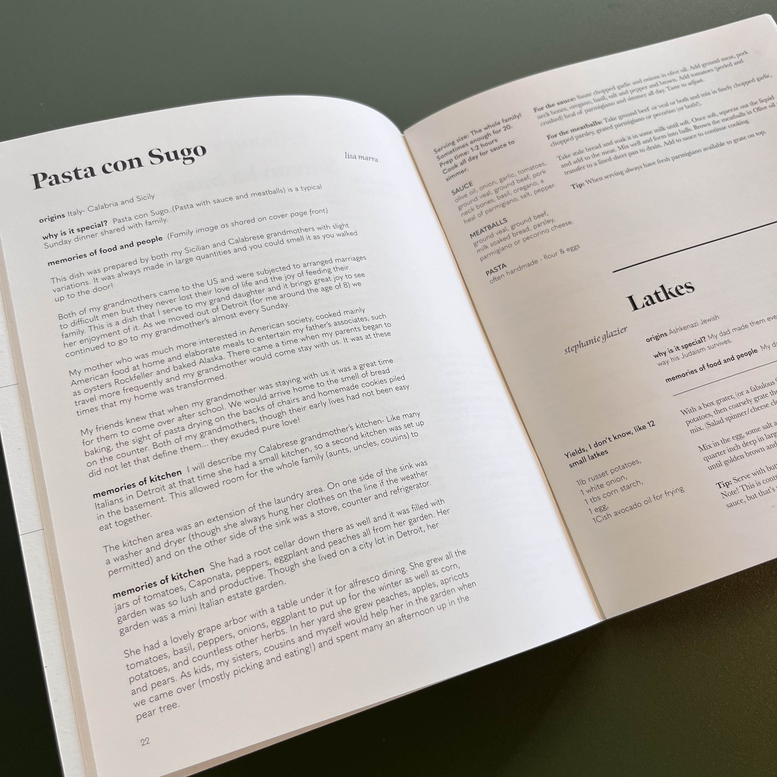 Kitchen Table Recipe Book